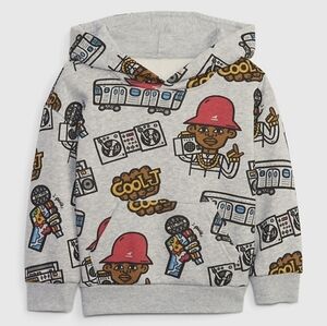 EUC 2T babyGap Gap × Rock the Bells Toddler Graphic Hoodie LL Cool J Sweatshirt